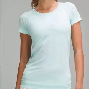 Lululemon Delicate Mint Swiftly Tech Short Sleeve Shirt Size 4